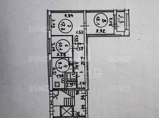 Продажа трехкомнатной квартиры - Дунайский проспект, д.35, корп.1 
