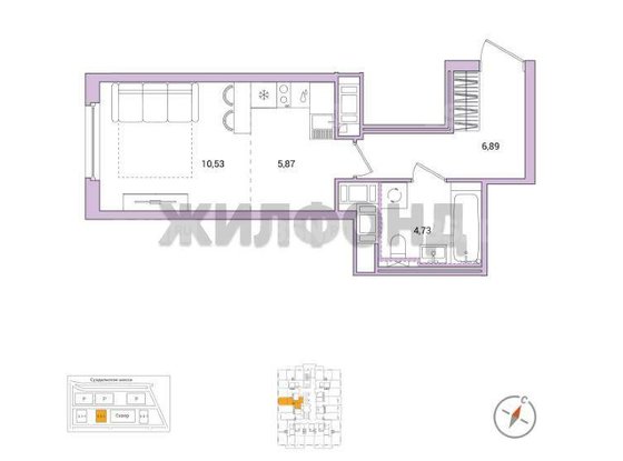 Продажа однокомнатной квартиры - Суздальское шоссе, д.20, корп.2 стр 1 