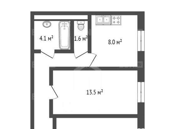 Продажа двухкомнатной квартиры - Курская улица, д.31 