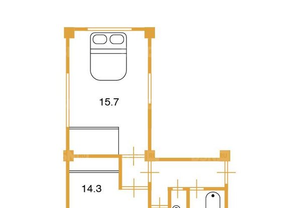 Продажа двухкомнатной квартиры - Большевиков проспект, д.79, корп.1 
