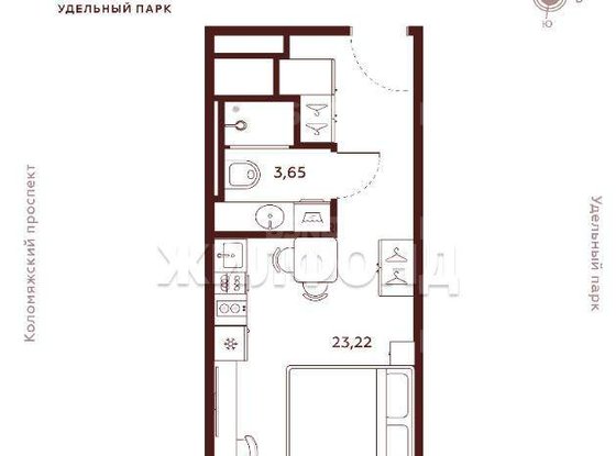 Продажа однокомнатной квартиры - Коломяжский проспект, д.19 