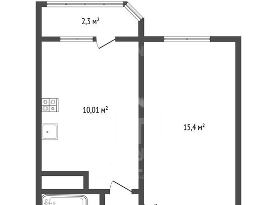 Продажа однокомнатной квартиры - Мурино, Екатерининская улица, д.8, корп.1 