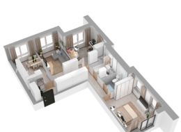 Продажа трехкомнатной квартиры в новостройке - ул. Заречная, д. 48, корп. 2 