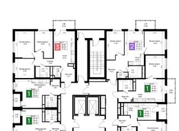 Продажа однокомнатной квартиры в новостройке - Ленинградская область, Всеволожский муниципальный район, Свердловское городское поселение, дер. Новосаратовка 