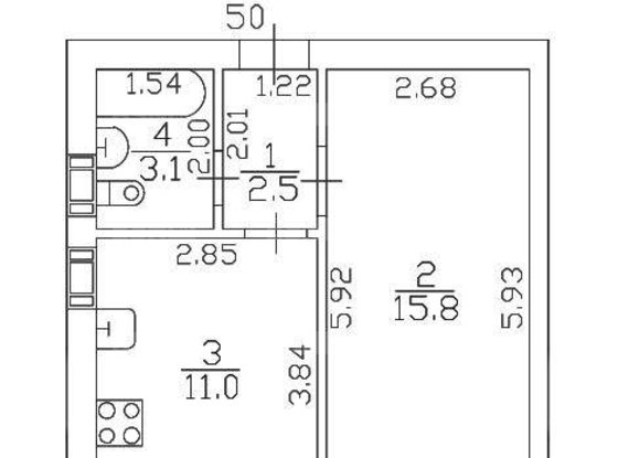 Продажа однокомнатной квартиры - поселок Шушары, Московское шоссе, д.256, корп.5 