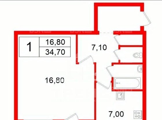 Продажа однокомнатной квартиры - Индустриальный проспект, д.28 