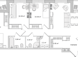 Продажа трехкомнатной квартиры в новостройке - Санкт-Петербург, ул. Плесецкая 