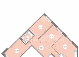 Продажа трехкомнатной квартиры в новостройке - г. Санкт-Петербург, ул. Маршала Захарова, дом 10, строение 1 