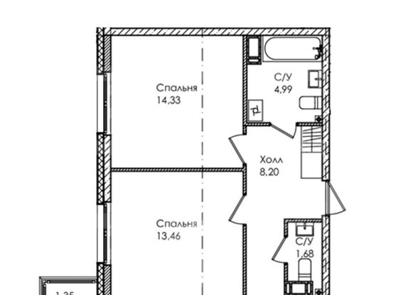 Продажа двухкомнатной квартиры - Сестрорецк, Авиационная ул, д.5, корп.3 