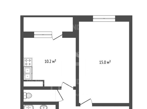 Продажа однокомнатной квартиры - Смоленская улица, д.11, корп.2 