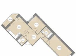 Продажа двухкомнатной квартиры в новостройке - г. Санкт-Петербург, ул. Маршала Захарова, дом 8, строение 1 