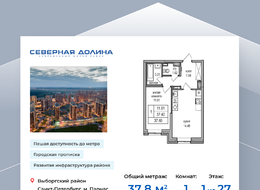 Продажа однокомнатной квартиры в новостройке - Толубеевский проезд, д. 34, корп. 2 