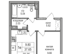 Продажа однокомнатной квартиры в новостройке - ул. Заречная, д. 52, корп. 2 