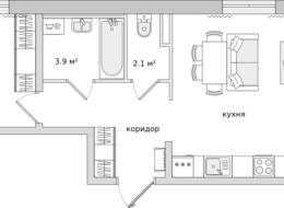 Продажа двухкомнатной квартиры в новостройке - Ленинградская область, г. Бугры, ул.&nbsp;Тихая, дом 7, корпус 5 