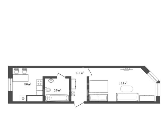 Продажа однокомнатной квартиры - Лабораторный проспект, д.16 