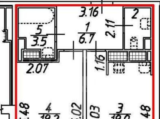 Продажа однокомнатной квартиры - Адмирала Черокова улица, д.18, корп.2 