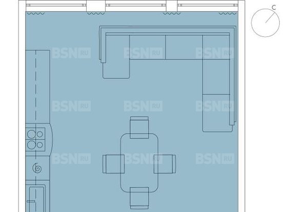 Аренда трехкомнатной квартиры - Ждановская улица, д.29 