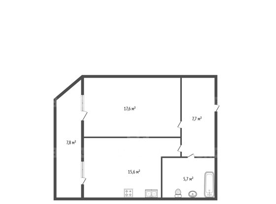 Продажа однокомнатной квартиры - Адмирала Трибуца улица, д.8 