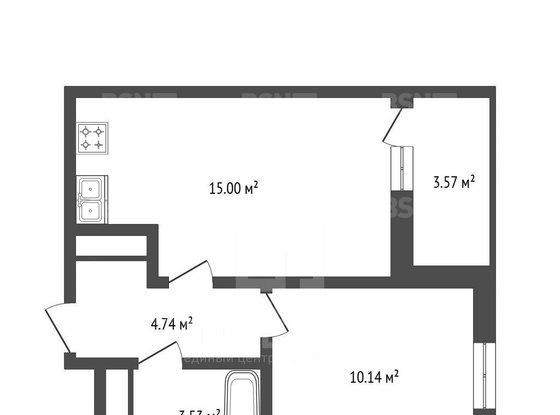 Продажа однокомнатной квартиры - Обуховской Обороны проспект, д.36, корп.1 