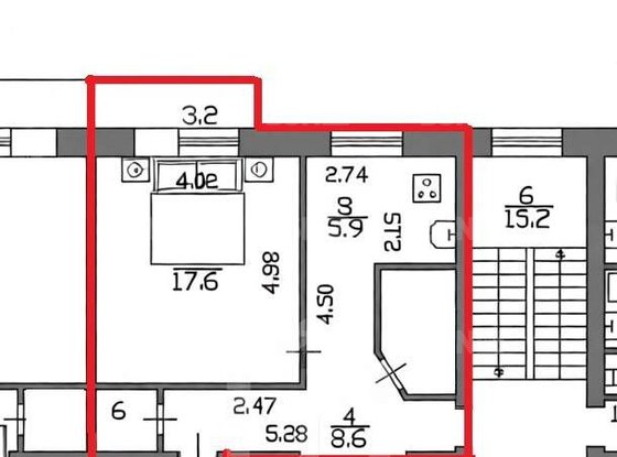 Продажа двухкомнатной квартиры - Варшавская улица, д.41, корп.4 