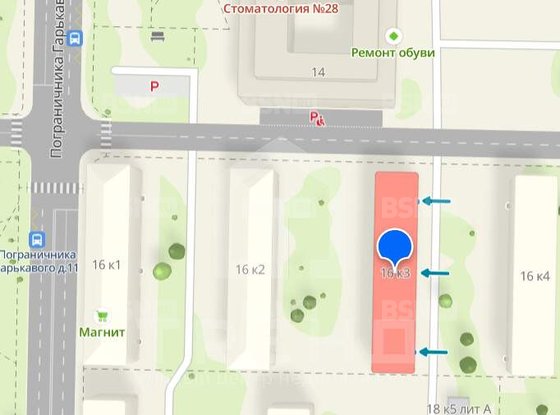 Продажа трехкомнатной квартиры - Пограничника Гарькавого улица, д.16, корп.3 