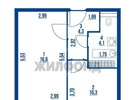 Продажа однокомнатной квартиры - Земледельческая улица, д.3 