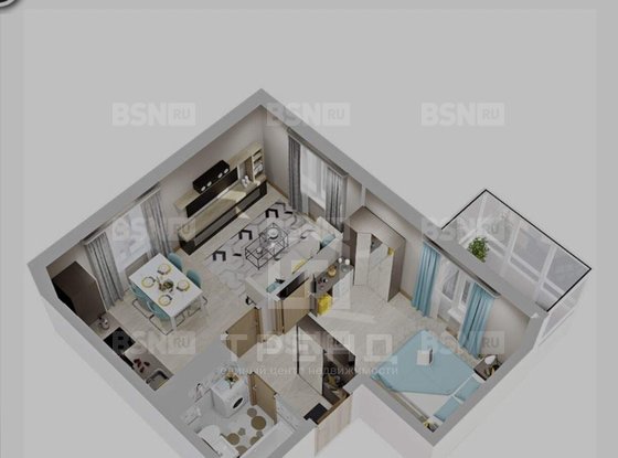 Продажа однокомнатной квартиры - поселок Новогорелово, Современников улица, д.1, корп.2 