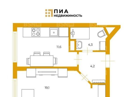 Продажа однокомнатной квартиры - Революции шоссе, д.18, корп.2 
