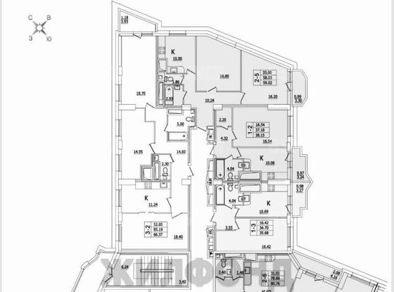 Продажа трехкомнатной квартиры - Кустодиева улица, д.7, корп.1 
