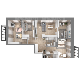 Продажа четырехкомнатной квартиры в новостройке - г. Санкт-Петербург, 3-я Конная Лахта, участок 9, (северо-восточнее дома 45, литера Д по 3-ей Конной Лахте) 