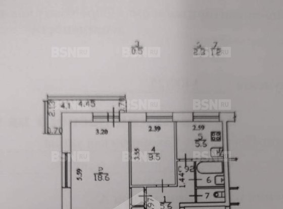 Продажа двухкомнатной квартиры - Камышинская улица, д.20 