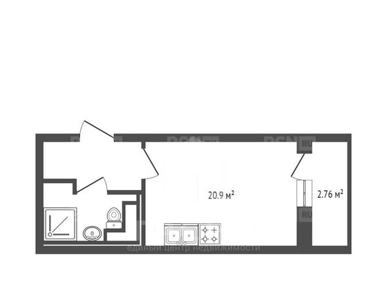 Продажа однокомнатной квартиры - Кубинская улица, д.82, корп.3 стр 1 