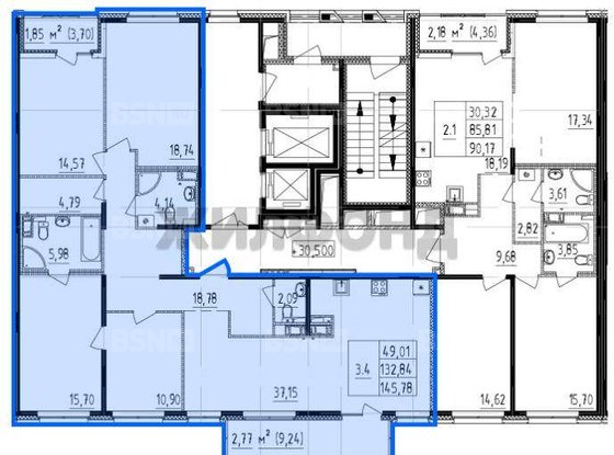 Продажа четырехкомнатной квартиры - Белоостровская улица, д.10, корп.2 стр 1 