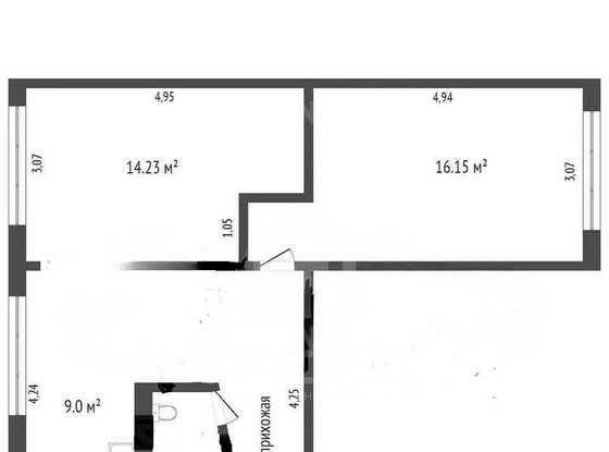 Продажа двухкомнатной квартиры - Большевиков проспект, д.5 