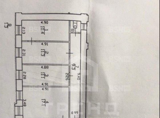 Продажа четырехкомнатной квартиры - Московский проспект, д.127, литера А 