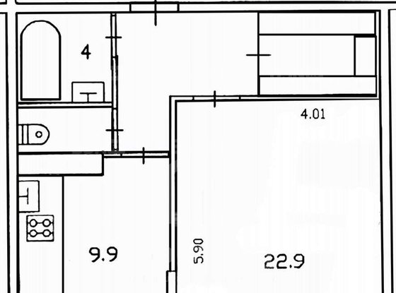 Продажа однокомнатной квартиры - Колтуши, Генерала Чоглокова улица, д.1 