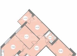 Продажа трехкомнатной квартиры в новостройке - г. Санкт-Петербург, ул. Маршала Захарова, дом 8, строение 1 