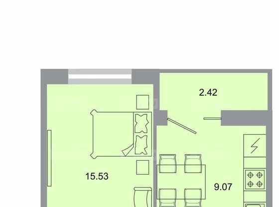 Продажа однокомнатной квартиры в новостройке - Бугры, Тихая улица, д.13, корп.3 