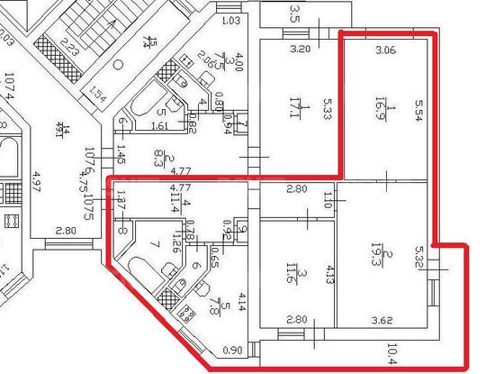 Продажа трехкомнатной квартиры - Стачек проспект, д.105, корп.2 литера 3 