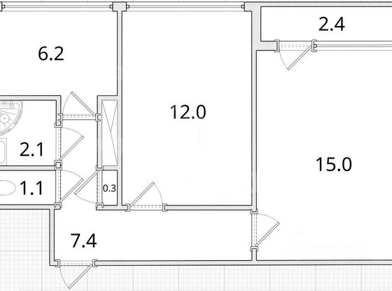 Продажа двухкомнатной квартиры - Сиреневый бульвар, д.8, корп.1 
