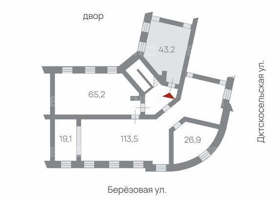 Продажа офиса - Павловск, Детскосельская улица, д.17/17, литера А 