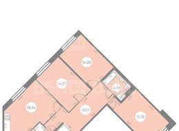 Продажа трехкомнатной квартиры в новостройке - г. Санкт-Петербург, ул. Маршала Захарова, дом 8, строение 1 
