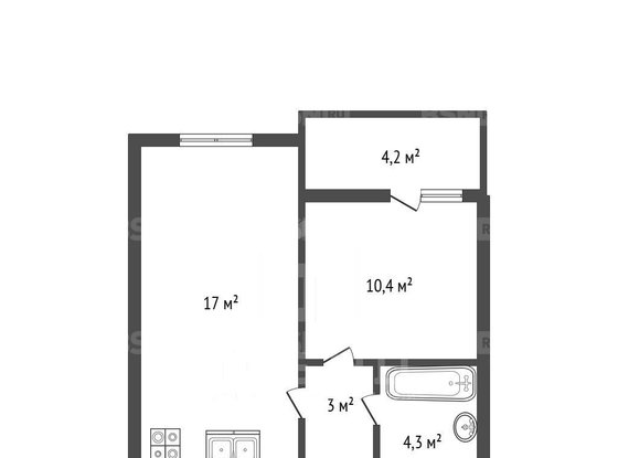 Продажа однокомнатной квартиры - Комендантский проспект, д.66, корп.3 