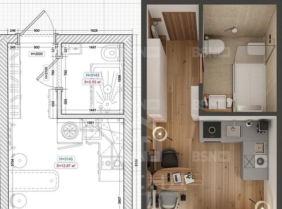 Продажа однокомнатной квартиры - Большая Пушкарская улица, д.25, а 