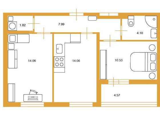 Продажа двухкомнатной квартиры - деревня Мистолово, Горная улица, д.29, корп.2 