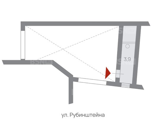 Продажа офиса - Рубинштейна улица, д.36, литера А 