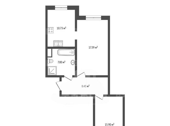 Продажа двухкомнатной квартиры - Колтуши, Верхняя улица, д.32 