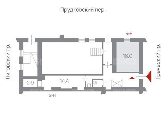 Продажа офиса - 5-я Советская улица, д.4, литера А 