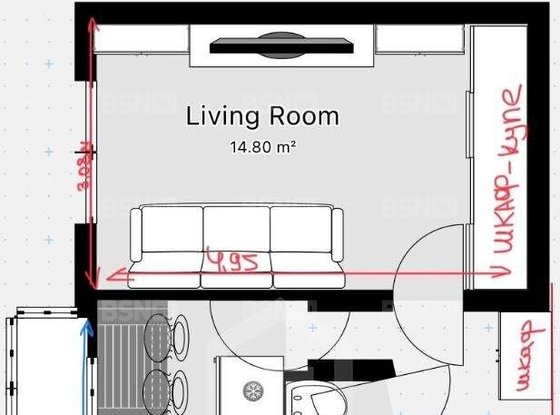 Продажа двухкомнатной квартиры - Гражданский проспект, д.105, корп.4 