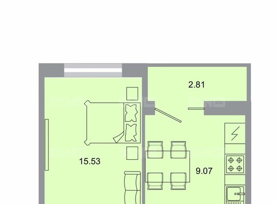 Продажа однокомнатной квартиры в новостройке - Бугры, Тихая улица, д.13, корп.3 
